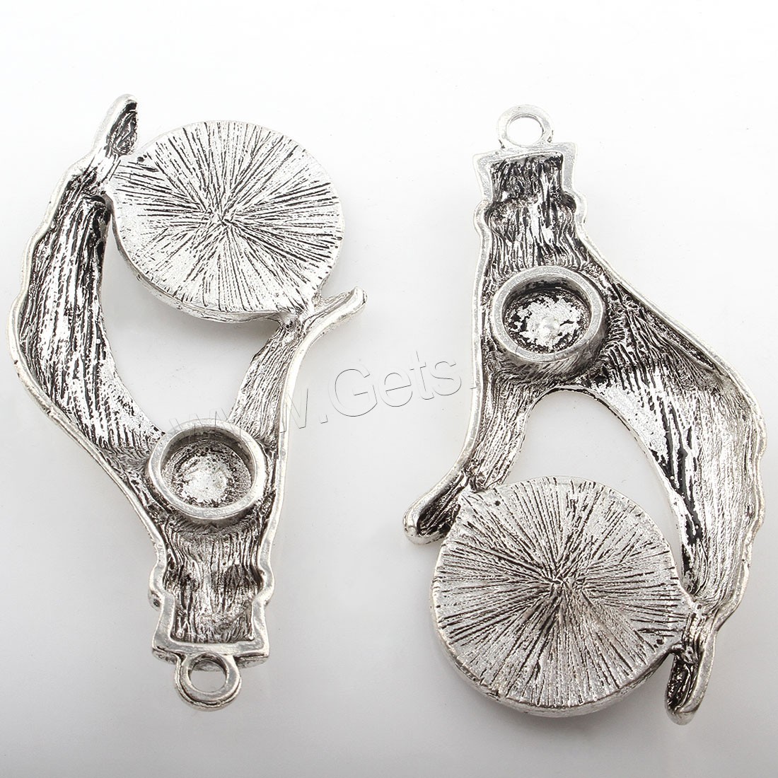 Zinc Alloy Jewelry Pendants, plated, more colors for choice, 33x65mm, Hole:Approx 3mm, Approx 31PCs/Bag, Sold By Bag