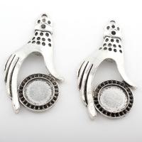 Zinc Alloy Jewelry Pendants, plated Approx 3mm, Approx 