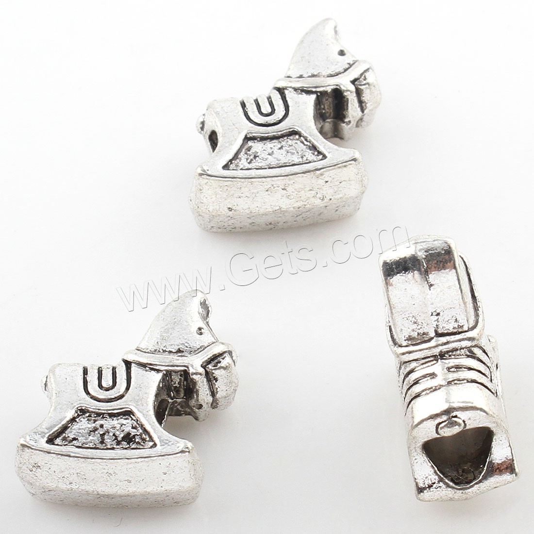 Zinc Alloy Jewelry Beads, plated, more colors for choice, 7x15mm, Hole:Approx 4mm, Approx 140PCs/Bag, Sold By Bag