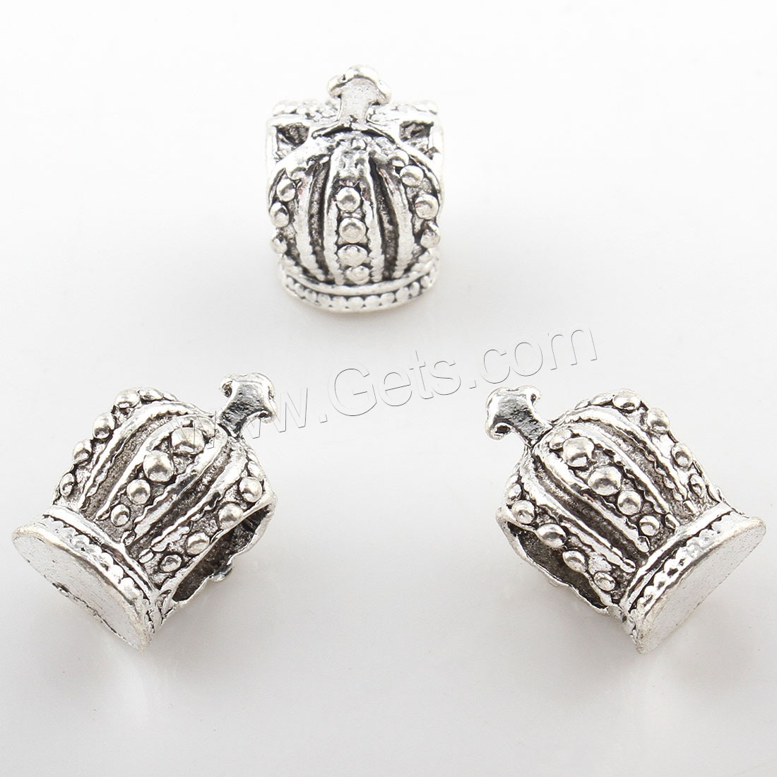 Zinc Alloy Jewelry Beads, plated, more colors for choice, 9x14mm, Hole:Approx 4mm, Approx 191PCs/Bag, Sold By Bag