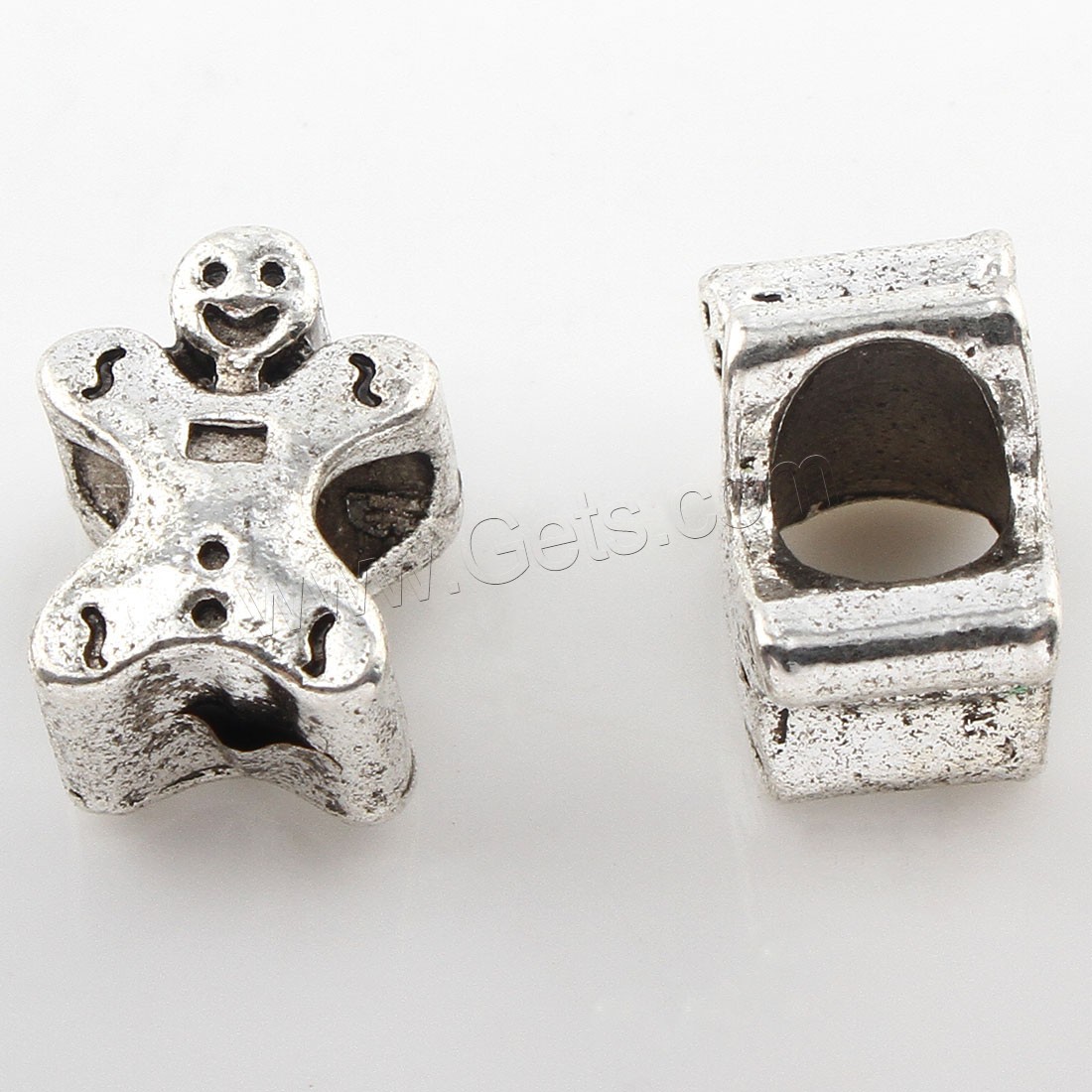 Zinc Alloy Jewelry Beads, plated, more colors for choice, 9x12mm, Hole:Approx 5mm, Approx 177PCs/Bag, Sold By Bag