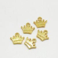 Zinc Alloy Crown Pendants, gold color plated Approx 2mm 