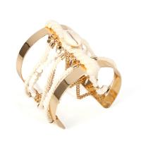 Combined Bracelet, Zinc Alloy, gold color plated, for woman, 63*60mm 