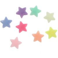 キャンディ・スタイルのアクリルビーズ
, アクリル, 星, 無色 穴:約 1mm, 約 6250パソコン/バッグ, 売り手 バッグ