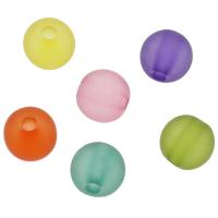 Perles acryliques dépolies, Acrylique, plus de couleurs à choisir Environ 1mm, Environ Vendu par sac
