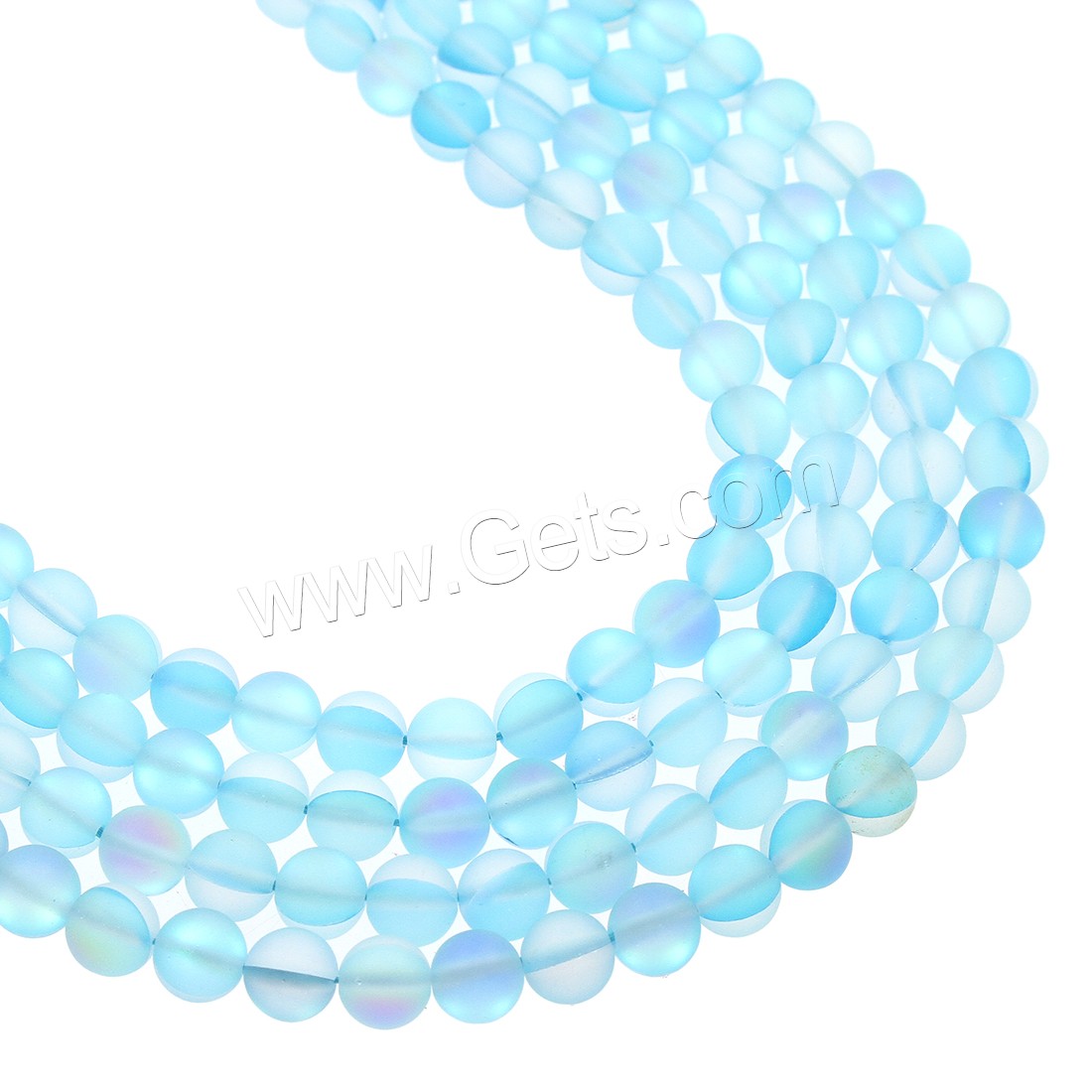 Imitation de perles de verre en pierres précieuses , Des billes de verre, Rond, normes différentes pour le choix, plus de couleurs à choisir, Vendu par brin