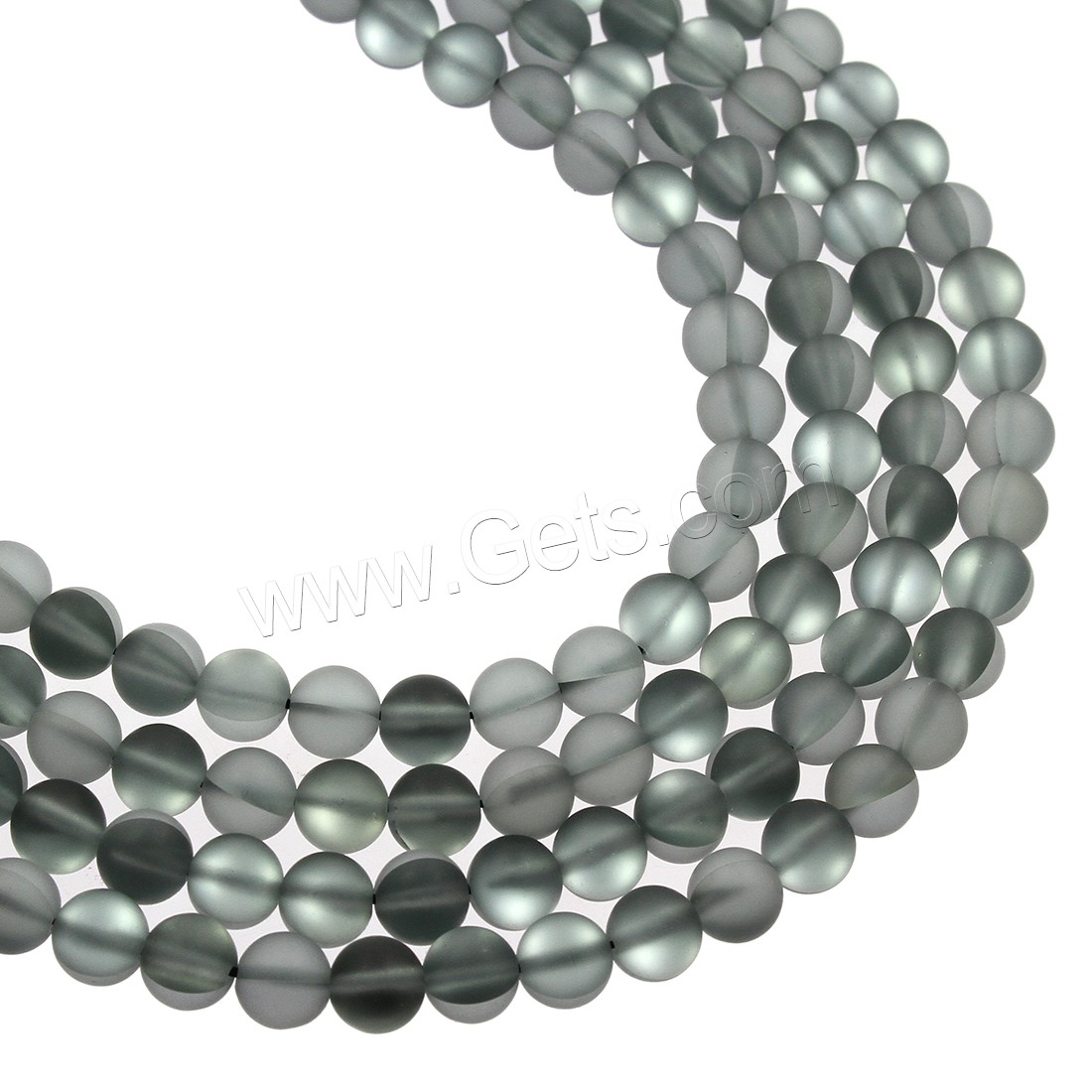 Imitation de perles de verre en pierres précieuses , Des billes de verre, Rond, normes différentes pour le choix, plus de couleurs à choisir, Vendu par brin
