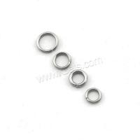 Machine Cut Stainless Steel Closed Jump Ring, 316 Stainless Steel, original color Approx 
