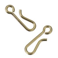Gold Filled Hook and Eye Clasp, 14K gold-filled, gold 