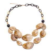 Acrylic Necklace, oval chain & for woman 680mm 