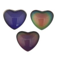 Cabochon cristal naturel, coeur plat, envoyé au hasard & normes différentes pour le choix, Vendu par PC