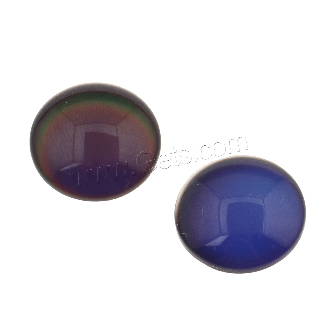 Quartz Cabochon, Flat Round, random style & different size for choice, Sold By PC