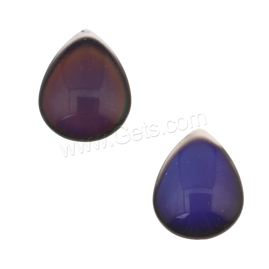 Quartz Cabochon, Teardrop, random style & different size for choice, Sold By PC