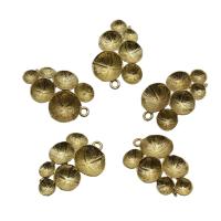 Brass Jewelry Pendants, original color Approx 3mm 