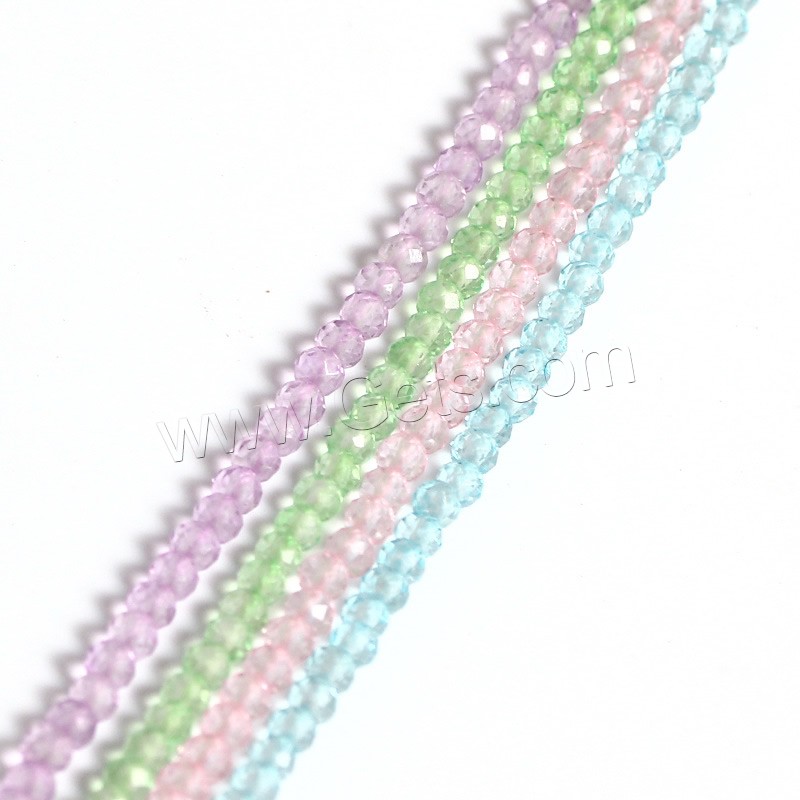 Quartz Beads, polished, different size for choice & faceted, more colors for choice, Hole:Approx 1mm, Sold By Strand