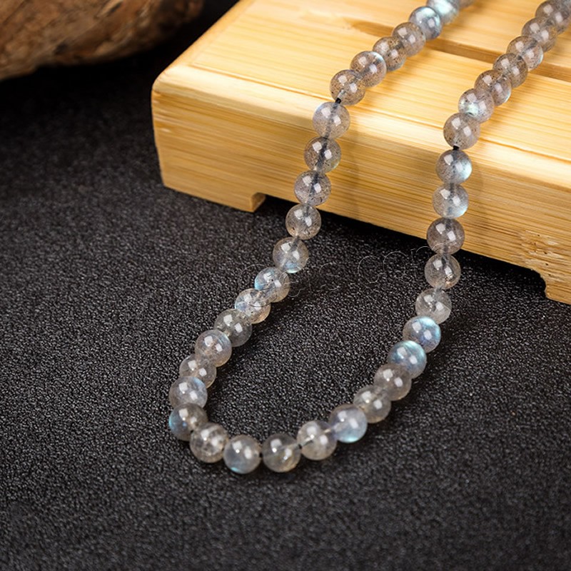 Perles Pierre de lune, Moonstone, Rond, poli, normes différentes pour le choix, gris, Trou:Environ 1mm, Vendu par brin