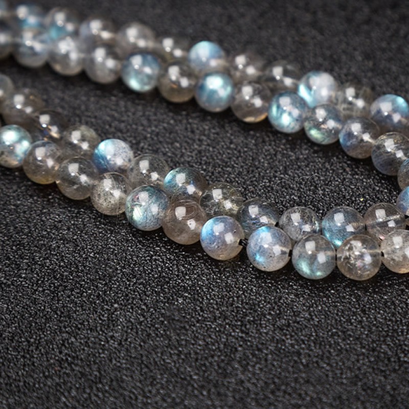 Natural Moonstone Beads, Round, polished, different size for choice, grey, Hole:Approx 1mm, Sold By Strand