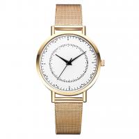 Women Wrist Watch, Zinc Alloy, with Glass, Chinese movement, plated & for woman Approx 9.26 Inch 