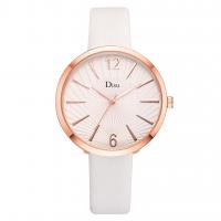 Women Wrist Watch, Zinc Alloy, with Glass, Chinese movement, rose gold color plated, for woman Approx 8.27 Inch 