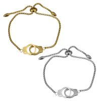 Edelstahl Armbänder, Kastenkette & für Frau, keine, 28x12mm,2mm, Länge:ca. 3-9 ZollInch, verkauft von Strang