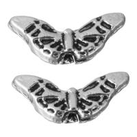 Zinc Alloy Spacer Beads, silver color plated, blacken Approx 1mm 