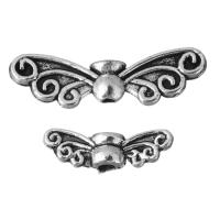 Zinc Alloy Spacer Beads, silver color plated & blacken Approx 1.5mm 