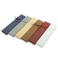 Cardboard Pendant Box, with leather cord, Rectangle 1200/Bag 