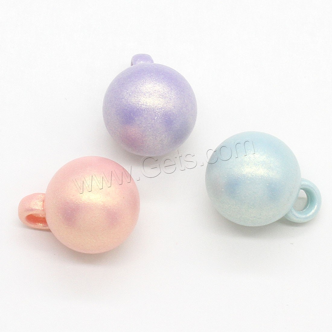 ABS Plastic Pendants, different size for choice, more colors for choice, 21x16mm,19x14mm, Hole:Approx 3mm, Sold By Bag