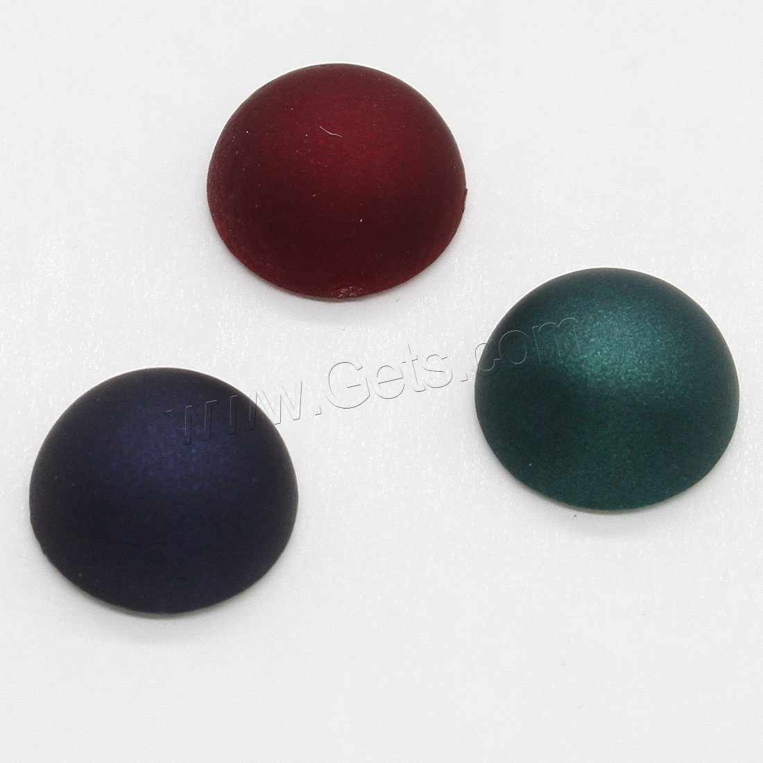 ABS Plastic Beads, Dome, different size for choice, more colors for choice, 14x7mm,12x6mm, Sold By Bag