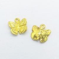 Zinc Alloy Animal Pendants, Butterfly, gold color plated Approx 2mm 