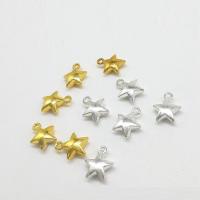 Zinc Alloy Star Pendant, plated Approx 1mm 