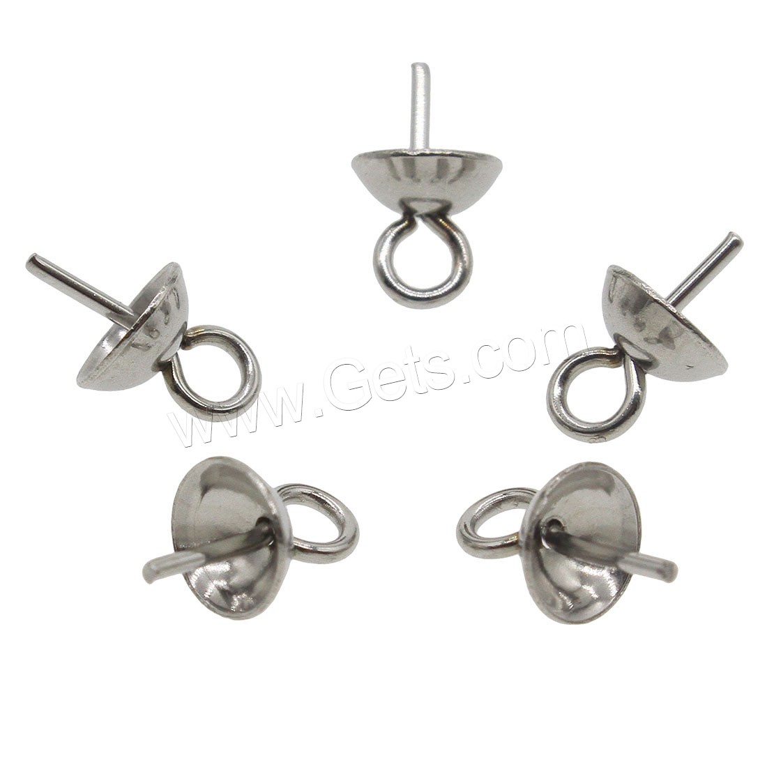 Stainless Steel Pendant Setting, different size for choice, original color, Sold By PC