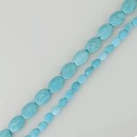 Howlite Beads, blue Approx 1.5mm Approx 16 Inch, Approx 