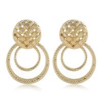 Zinc Alloy Drop Earring, stainless steel post pin, plated, for woman 45*30mm 