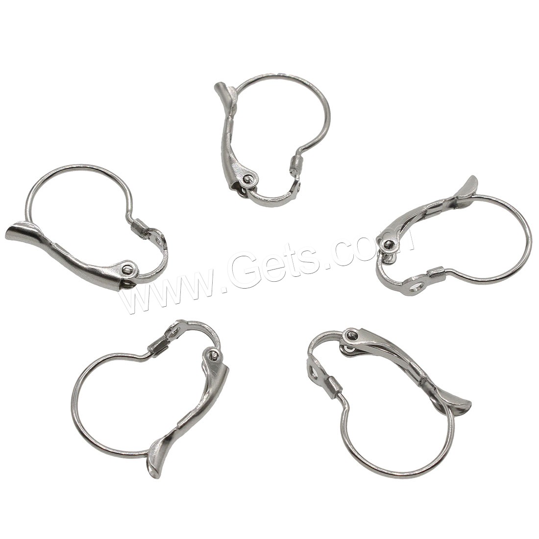 Stainless Steel Jewelry Clasp, other effects & different size for choice, original color, Hole:Approx 1mm, Sold By PC