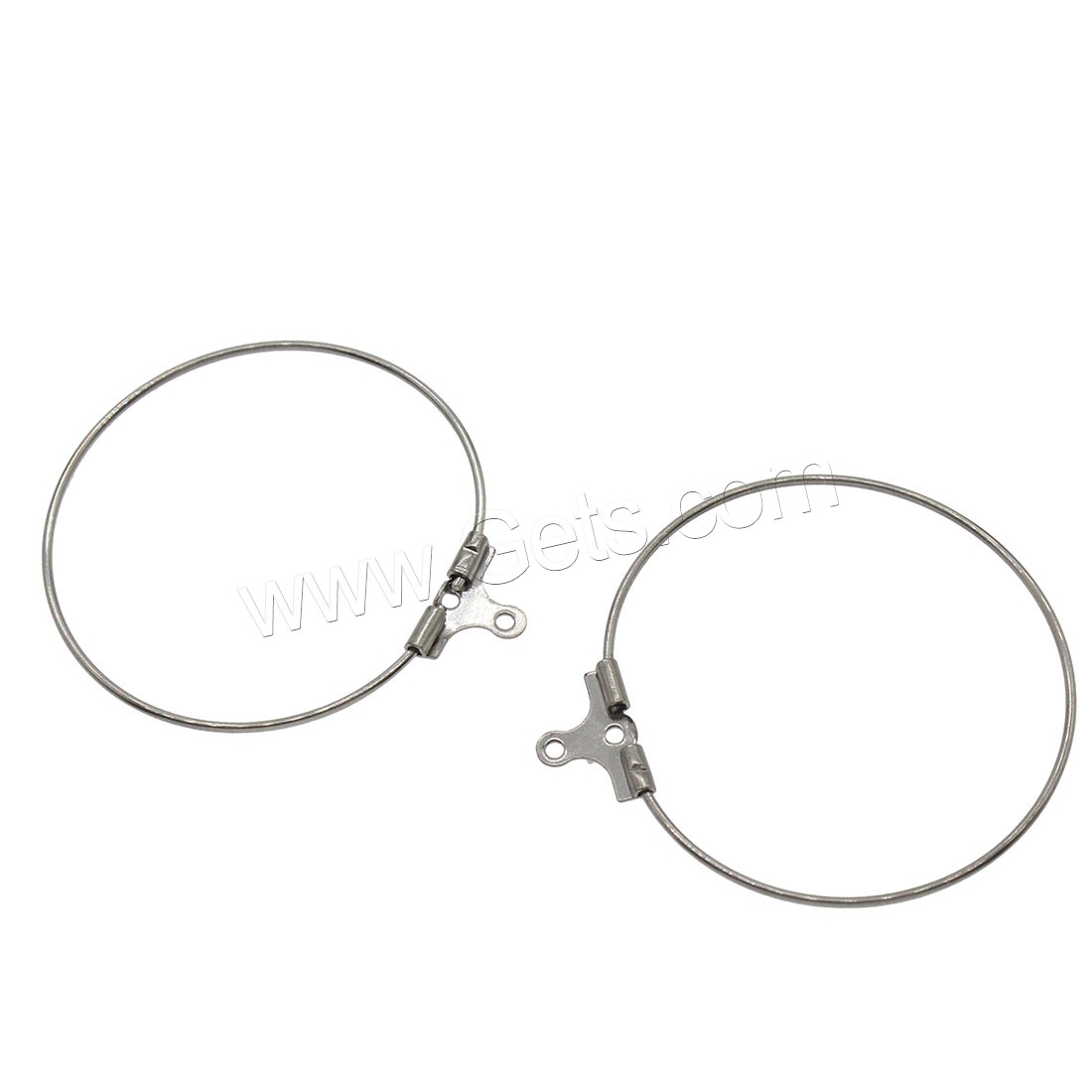 Stainless Steel Earring Drop Component, different size for choice, original color, Hole:Approx 1mm, Sold By PC