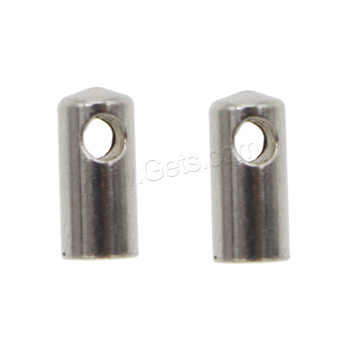 Stainless Steel End Caps, different size for choice, original color, 12x15x2mm, Hole:Approx 2mm, Sold By PC