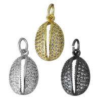 Cubic Zirconia Micro Pave Brass Pendant, plated, micro pave cubic zirconia Approx 4mm 