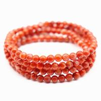 Agate Bracelets, anti-fatigue & for woman, red, 4.8mm 