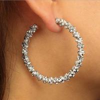Zinc Alloy Stud Earring, stainless steel post pin, fashion jewelry & for woman 