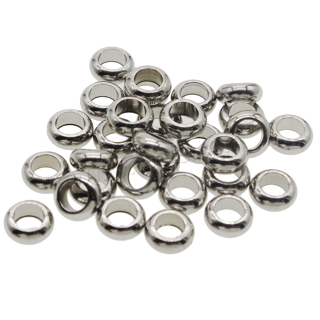 Stainless Steel Beads, Wheel, different size for choice, original color, Sold By PC