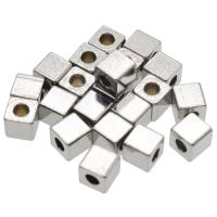 Stainless Steel Beads,  Square original color 