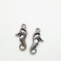 Zinc Alloy Animal Pendants, Seahorse, antique silver color plated Approx 2mm 