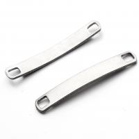 Stainless Steel Connector Bar, Rectangle, 5*34mm Approx 3mm 