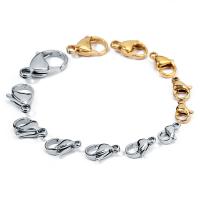 Stainless Steel Lobster Claw Clasp, plated 