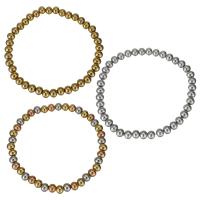 Bracelets en acier inoxydable, pour femme, plus de couleurs à choisir Environ 7 pouce, Vendu par brin