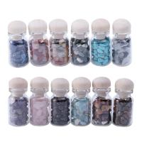 Gemstone Boxed Decoration Gemstone, with Plastic, mixed colors, 3mm,8mm,4.9*2.2cm, 13.3*5.1*4.5cm  