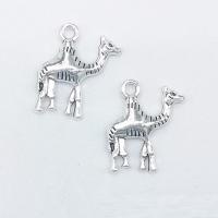 Zinc Alloy Animal Pendants, Camel, antique silver color plated Approx 2mm 