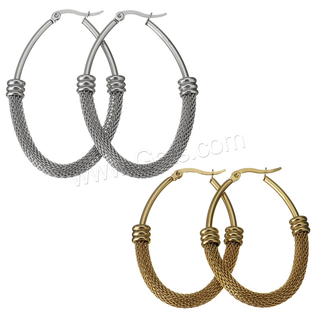 Stainless Steel Lever Back Earring, mesh & different size for choice & for woman, more colors for choice, Sold By Pair