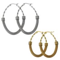 Stainless Steel Lever Back Earring, mesh & for woman 